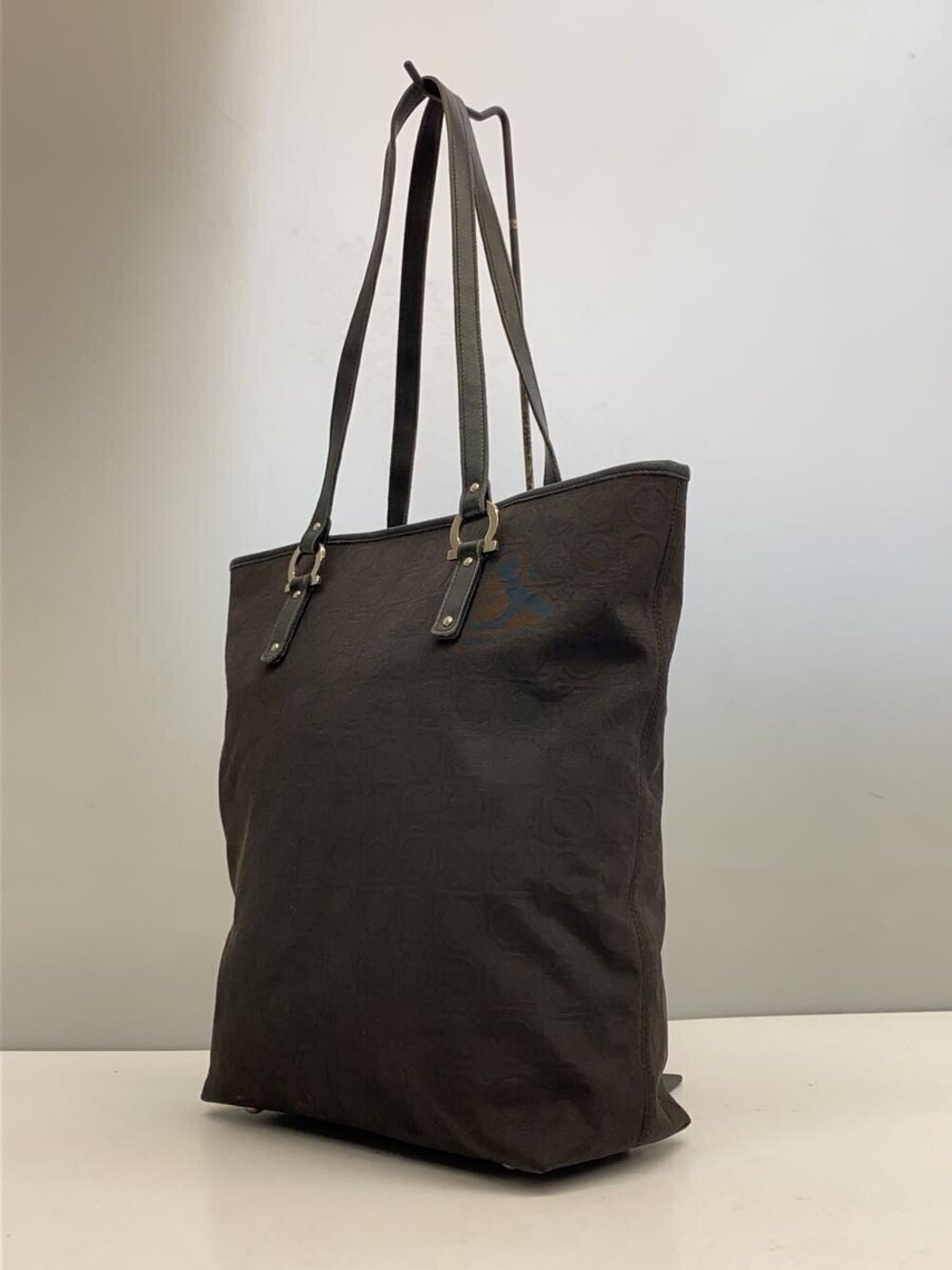 Salvatore Ferragamo Handbag Black Canvas Black
